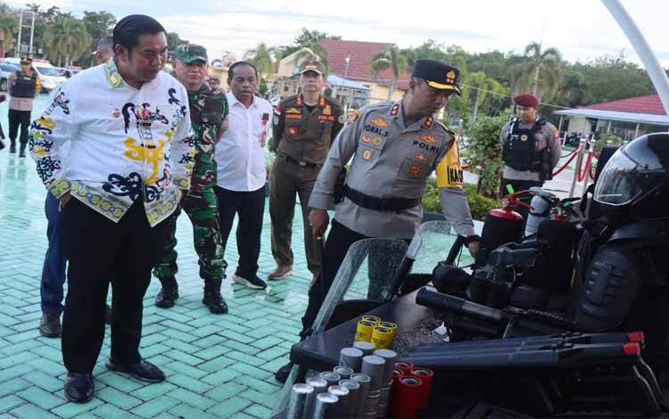 Wabup Pulang Pisau Hadiri Apel Operasi Lilin Telabang 2025, Tekankan Kesiapsiagaan Nataru