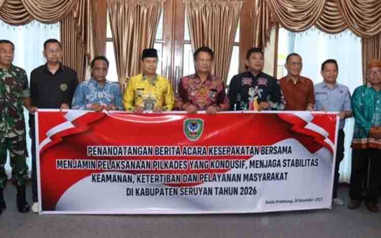Pemkab Seruyan Sepakati Pilkades Serentak 2026 di 51 Desa, Anggaran Rp5,54 Miliar Disiapkan