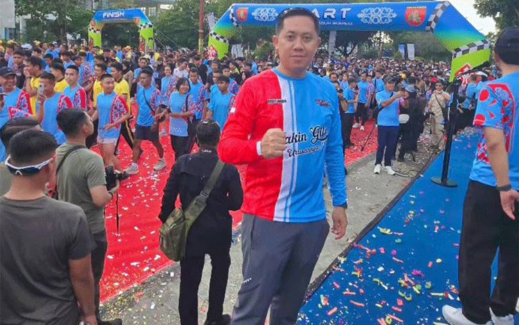 Ketua Komisi III DPRD Palangka Raya Sigit Widodo Apresiasi Tambun Bungai Run Kodam XXII