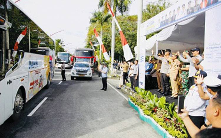 Angkutan Bus Gratis Kalteng Layani 323 Penumpang Nataru