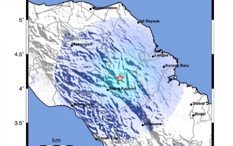 BMKG: Gempa di Gayo Lues Akibat Adanya Aktivitas Sesar Besar Sumatra