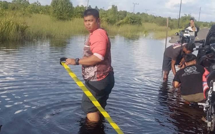 TRC BPBD Palangka Raya Pantau Debit Sungai Kahayan, Ada Kenaikan 5 Cm