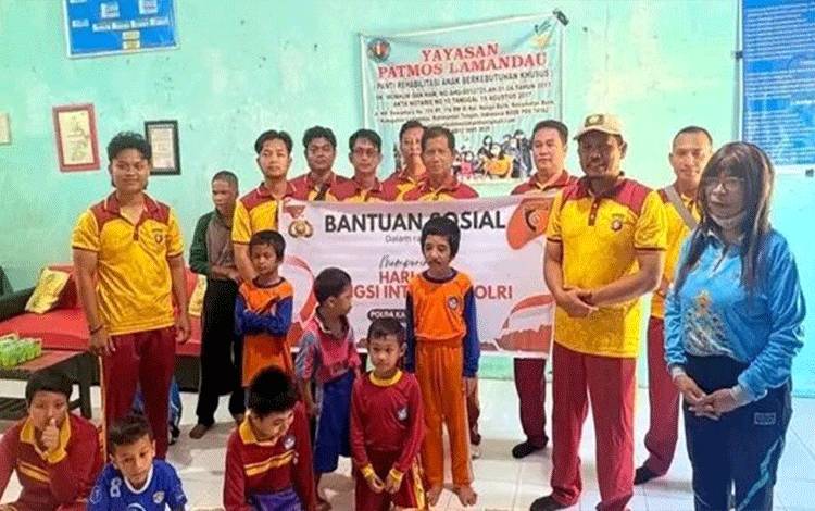 Sat Intelkam Polres Lamandau Gelar Bakti Sosial dalam Rangka Hari Jadi Fungsi Intelkam
