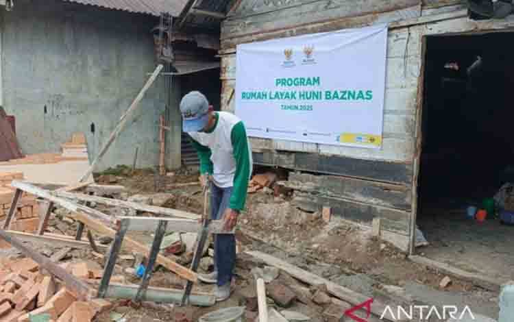 Baznas RI Perbaiki 1.240 Rumah Mustahik di Indonesia Sepanjang 2025
