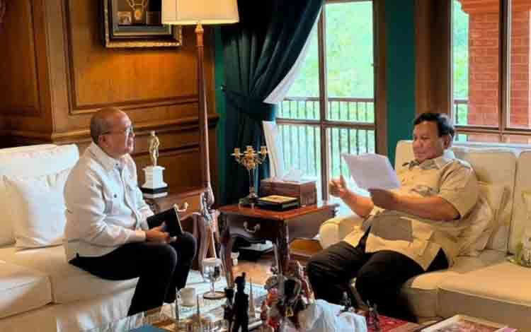 Prabowo Terima Rosan di Hambalang, Bahas Proyek Hilirisasi Rp100 T