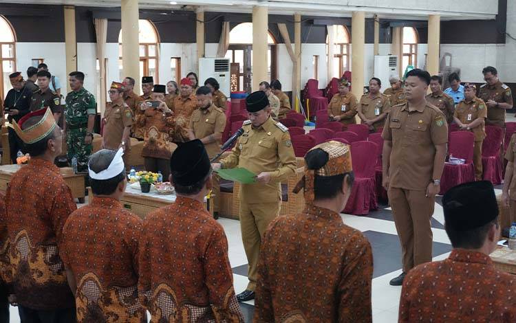 Bupati Barito Timur Kukuhkan Pengurus PWRI 202V2030, Dorong Purnabakti Tetap Berperan dalam Pembangunan