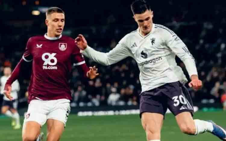 Manchester United Ditahan Imbang Burnley 2-2