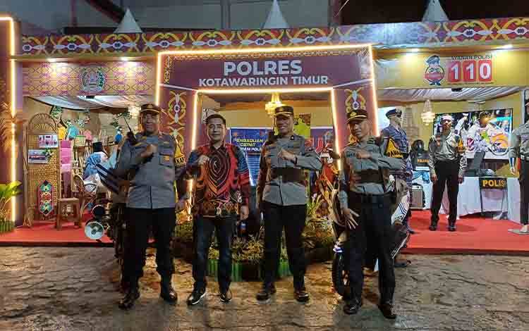 Polres Kotim Hadirkan Stand Layanan Publik di Sampit Expo HUT ke-73 Kotim
