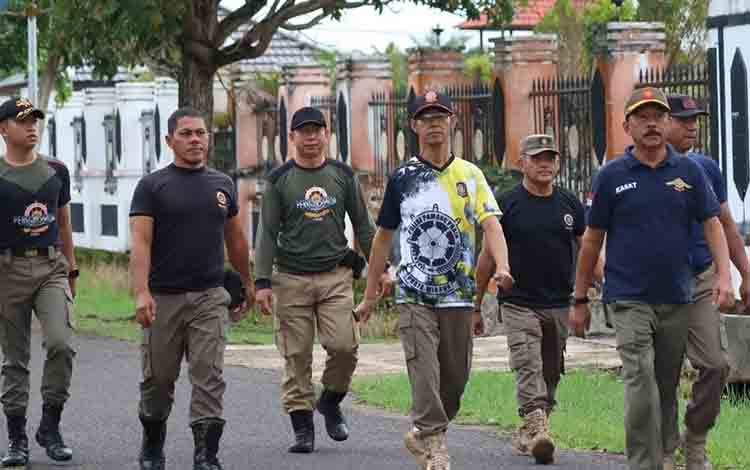 Satpol PP Seruyan Gelar Olahraga Bersama, Perkuat Fisik, Mental dan Kekompakan Personel