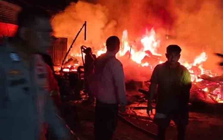 Rumah dan Gedung Sarang Walet di Kuala Kurun Terbakar, Total Kerugian Capai Ratusan Juta