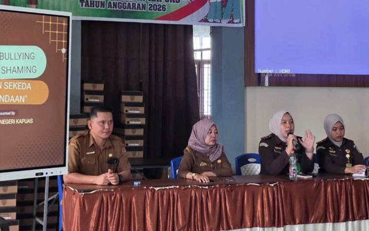 Jaksa Masuk Sekolah di Kapuas Edukasi Pelajar Masalah Perundungan