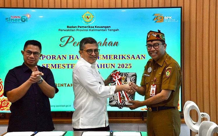 Pemprov Kalteng Terima LHP Semester II 2025 dari BPK Perwakilan Kalteng