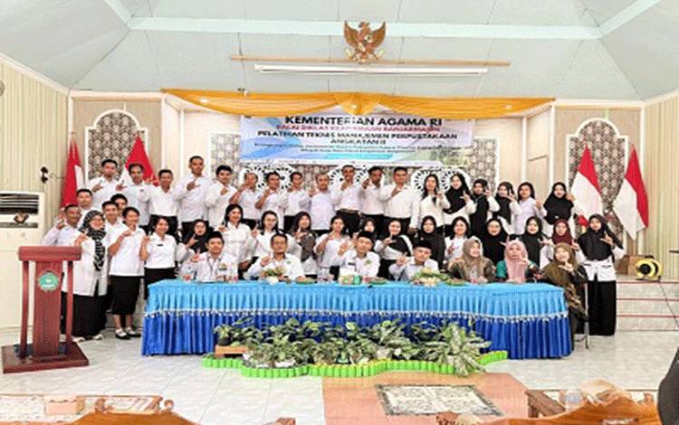 Kemenag Kapuas Bersama BDK Banjarmasin Gelar Pelatihan Teknis Manajemen Perpustakaan Tiga Angkatan