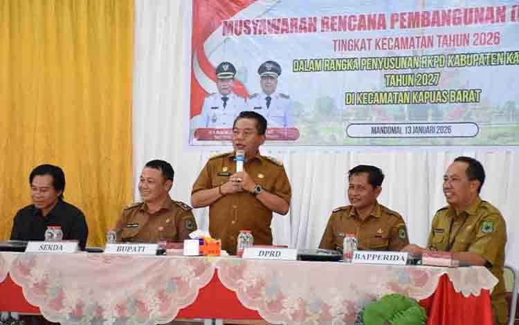 Bupati Kapuas Tegaskan Peran Musrenbang dalam Dukung RPJMD 2025 - 2029