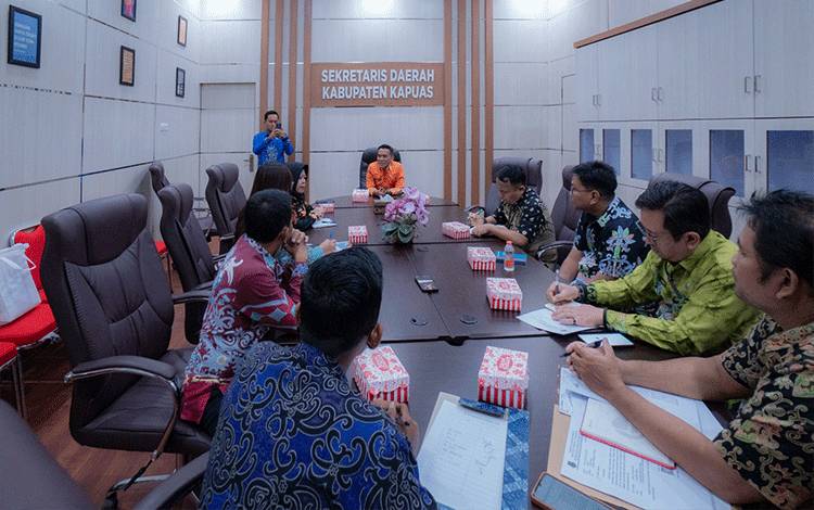 Pemkab Kapuas Matangkan Persiapan Sosialisasi PT Taspen bagi PPPK Penuh Waktu