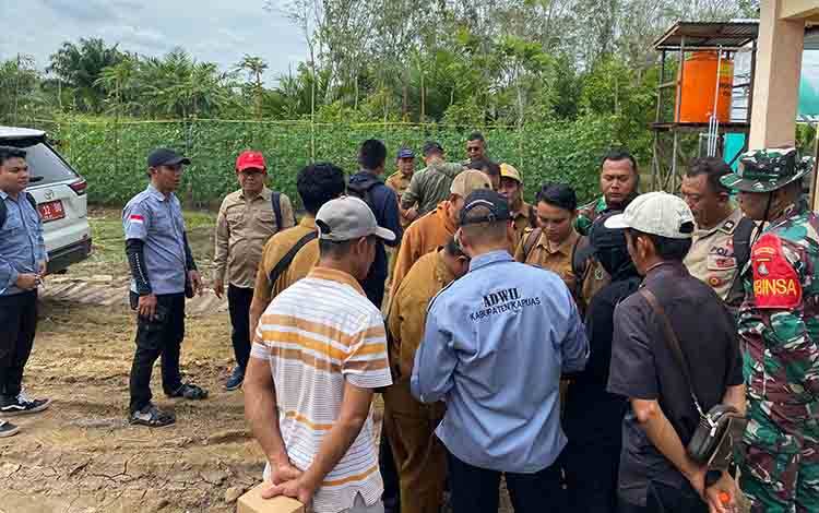 Pemkab Kapuas Laksanakan Survei Penegasan Batas Wilayah Basarang-Kapuas Barat