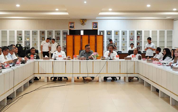 Rakor dengan Kementan RI, Pemkab Kapuas Paparkan Potensi Wilayah Pertanian Kabupaten