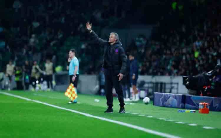 Enrique Kecewa PSG Kalah dari Sporting