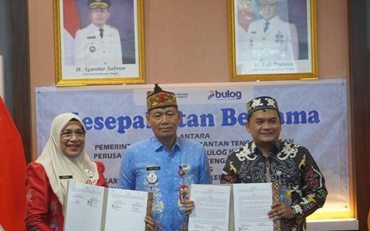 Pemprov Kalteng Perkuat Kendali Inflasi Lewat Kerja Sama dengan Bulog