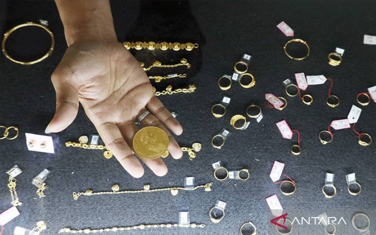 Harga Dua Jenama Emas di Pegadaian Kompak Stabil Senin ini