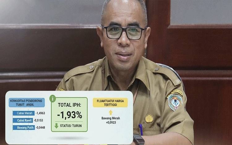 IPH Kabupaten Seruyan Minggu ke-4 Januari Turun, Harga Cabai Jadi Penyumbang Terbesar