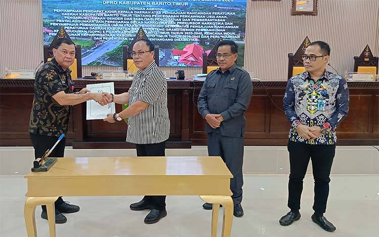 3 Raperda Rampung Dibahas, Bupati Bartim Tekankan Keadilan Gender hingga Perang Melawan Narkoba