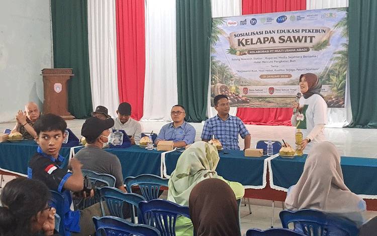 Koperasi MSB Kenalkan Produk Minyak Hanau ke Masyarakat Sebuai