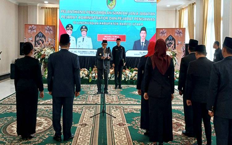 Bupati Barito Utara: Jabatan Adalah Amanah dan Akan Dievaluasi