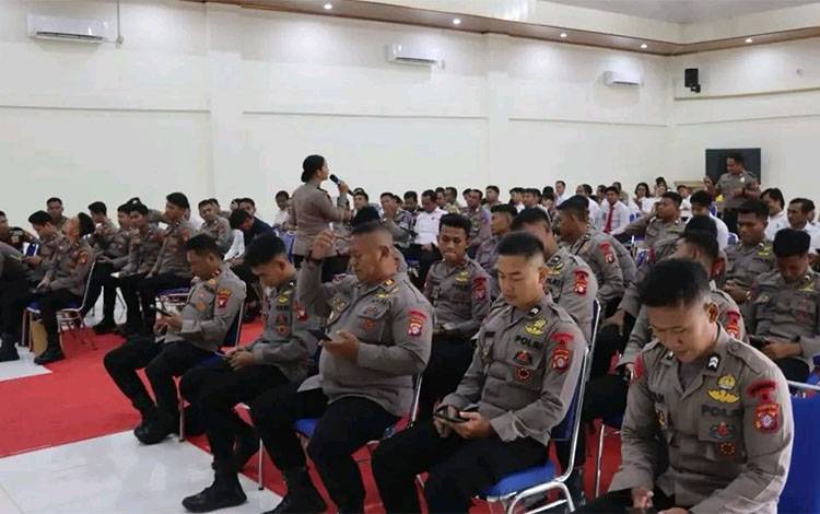 Polres Lamandau Tes Psikologi Calon Pengguna Senjata Api