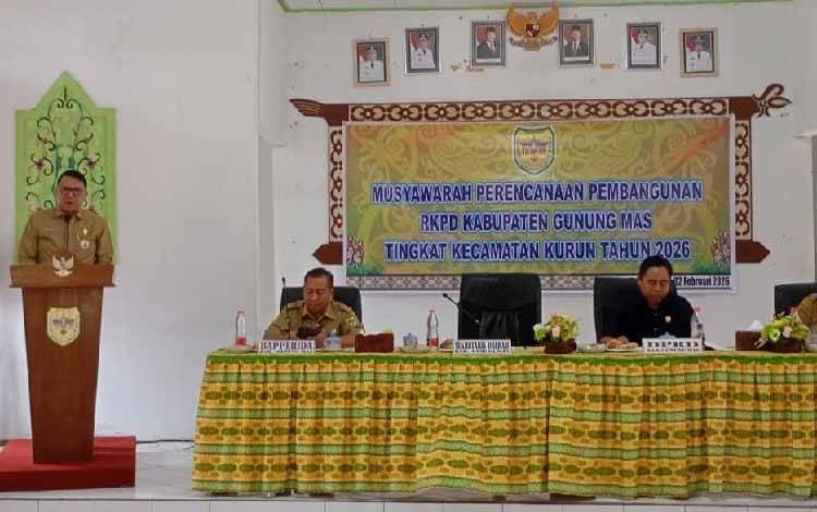 Musrenbang RKPD Tingkat Kecamatan di Gunung Mas Sudah Dimulai