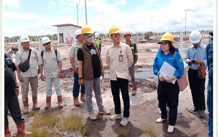 DLH Palangka Raya Tinjau Pengelolaan Air Limbah Perusahaan di Kelurahan Pager