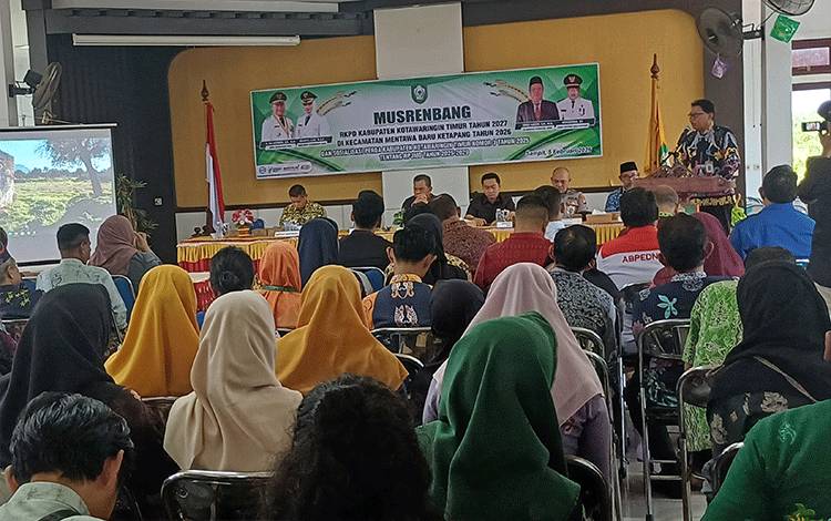 Musrenbang Kecamatan MBK Kotim Hasilkan 480 Usulan, Mayoritas Pembangunan Infrastruktur