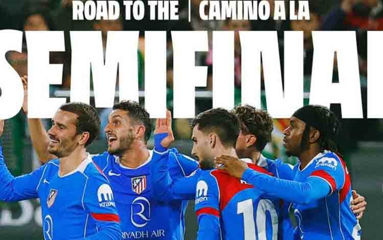 Atletico Madrid Berpesta Lima Gol ke Gawang Real Betis