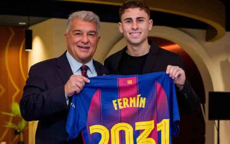 Barcelona Resmi Perpanjangan Kontrak Fermin Lopez hingga 2031