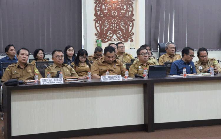 Rakor Bidang Ekonomi dan Pembangunan Tahun 2026 Meningkatkan Sinergi Pemkab Gumas