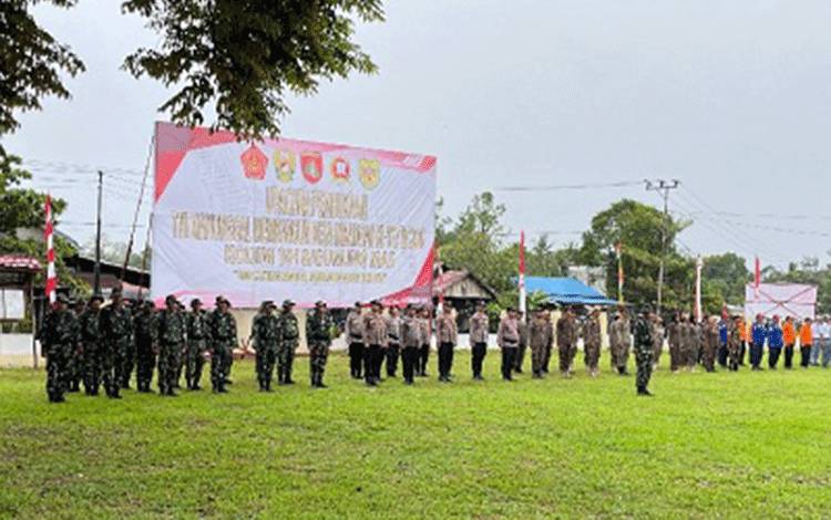 TMMD Imbangan ke-127 Kodim 1018/Gunung Mas Wujud Sinergi TNI dan Pemerintah
