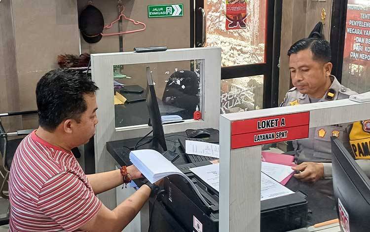 Ketua DPRD Kotim Rimbun Laporkan Orator Aksi Demo KSO Agrinas atas Dugaan Pencemaran Nama Baik