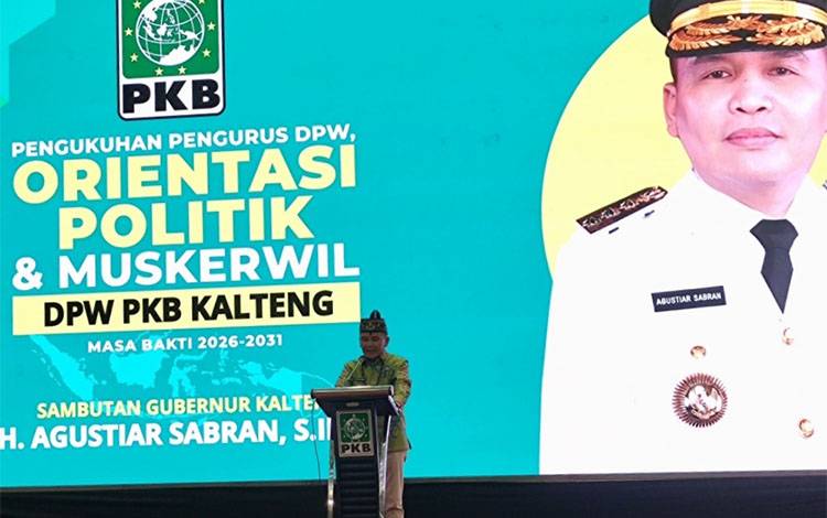 Sampaikan Selamat, Gubernur Agustiar Sabran Ajak Pengurus PKB Kalteng Utamakan Kepentingan Rakyat