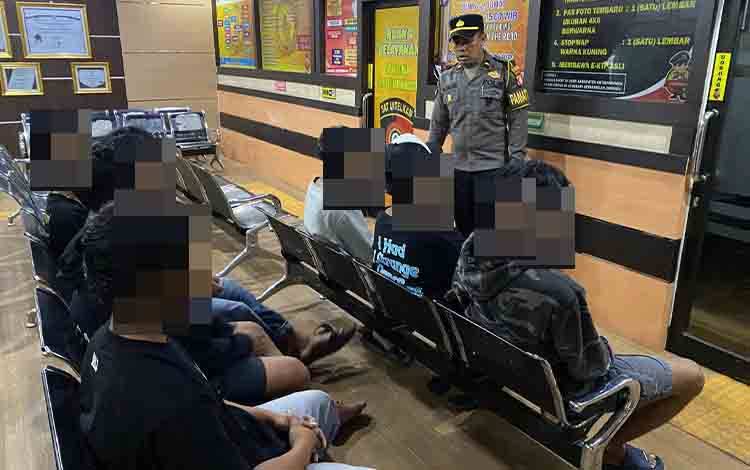 Polres Kobar Amankan Tujuh Remaja Terlibat Perkelahian