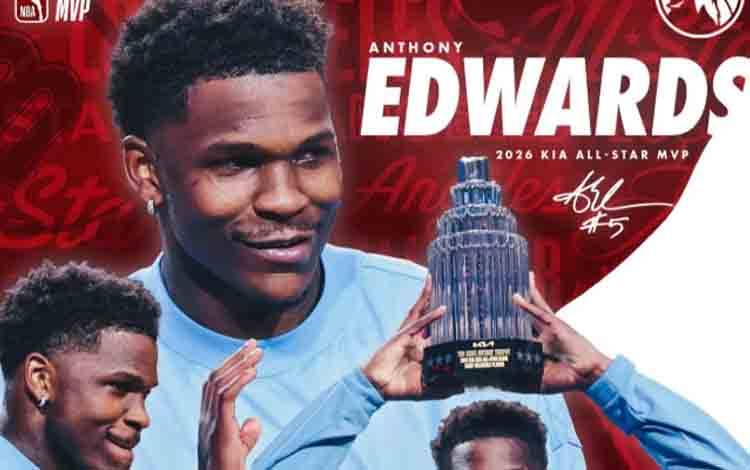 Anthony Edwards Rebut MVP NBA All-Star 2026
