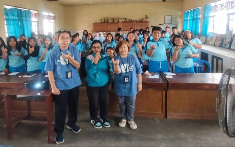 Balai Bahasa Kalteng Gelar Simulasi UKBI untuk Siswa SMP di Barsel
