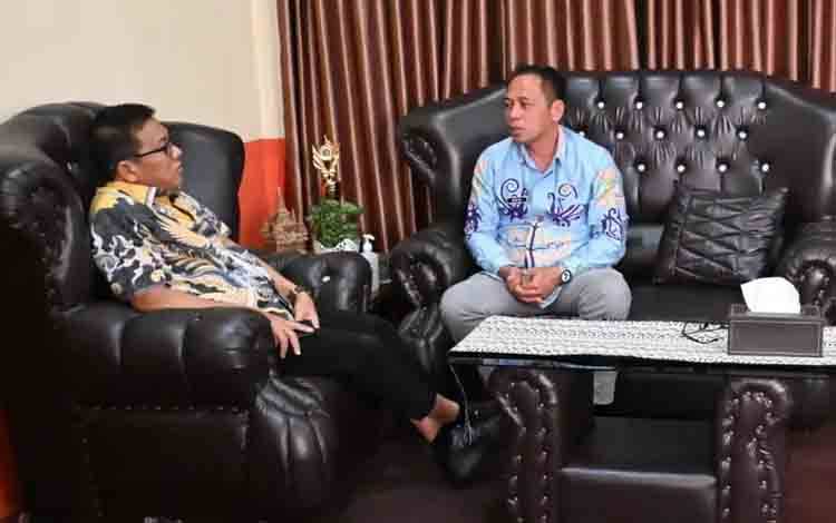 Plt Kepala BPBD Terima Kunjungan Ketua DPRD Palangka Raya