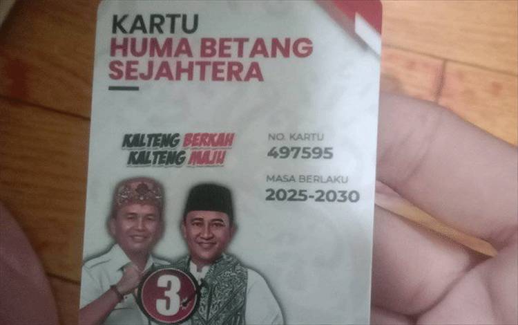 Gubernur Pastikan Kartu Huma Betang Sejahtera Menjangkau Pedalaman