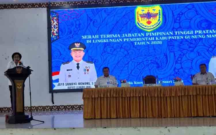 Wakil Bupati Gunung Mas Sampaikan Pesan untuk Pejabat yang Baru Dilantik