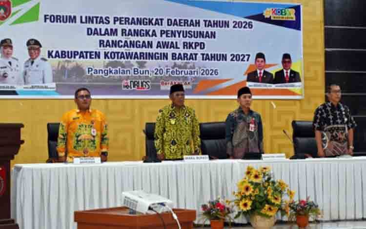 Ini yang Disampaikan Wabup Kobar Dalam Forum Perangkat Daerah Tahun 2026