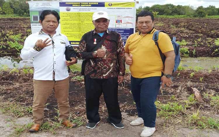 Ketua Umum DPP Timorest Cek Lokasi Perumahan di Palangka Raya