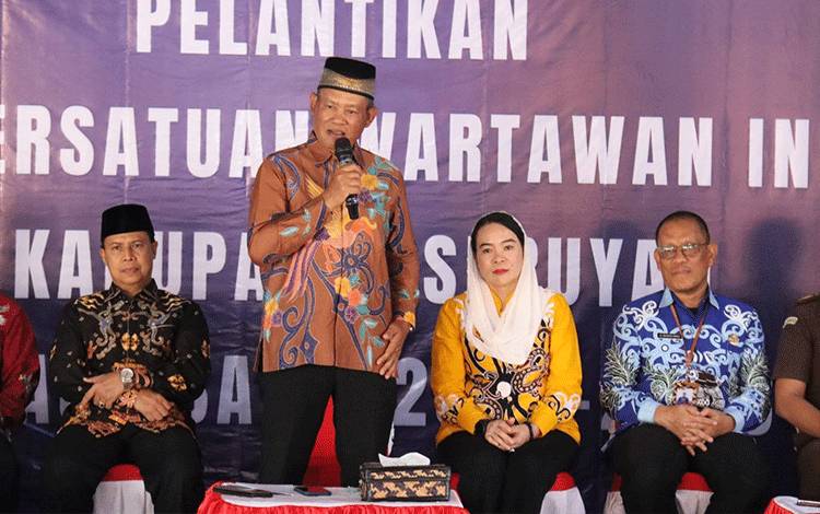 Bupati Seruyan Apresiasi Peran PWI, Tekankan Kolaborasi Bangun Daerah