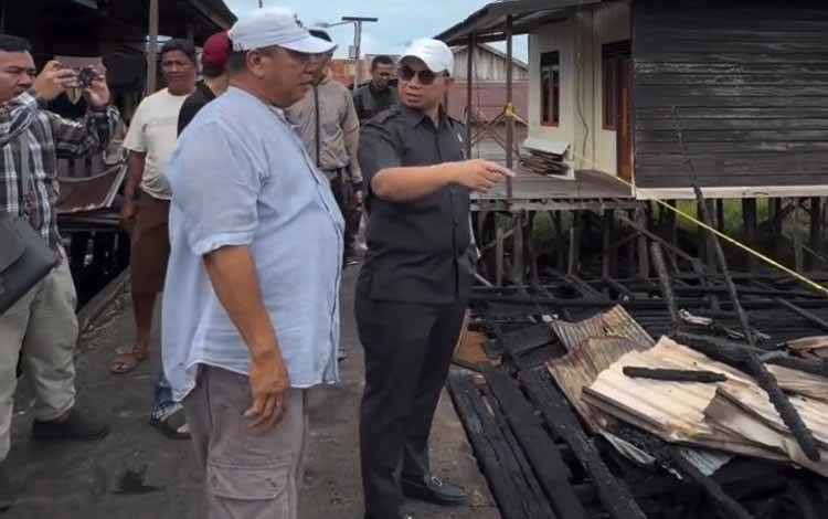 Wakil Ketua III DPRD Kalteng Minta Pemerintah Beri Bantuan Sembako hingga Rehab Rumah untuk Korban Kebakaran