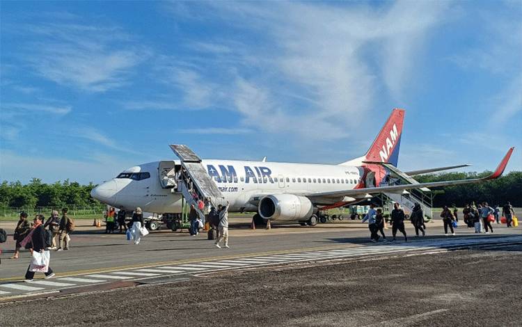 Nam Air Diskon Tiket hingga Rp248.933 Saat Mudik Lebaran 1447 H di Bandara H Asan Sampit