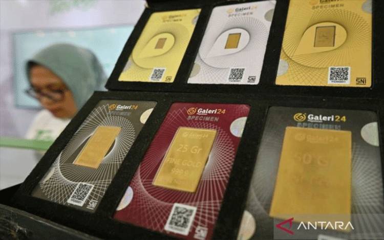 Emas UBS Rp3,082 Juta/gr dan Galeri24 Rp3,057 Juta/gr Kamis Pagi ini